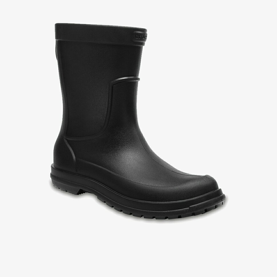 ・クロックス《メンズ》オール キャスト レインブーツ/ ブラック ブラック/ Crocs/ Allcast Rain Boot Ms/ Black Black #ブーツ 長靴 レインシューズ