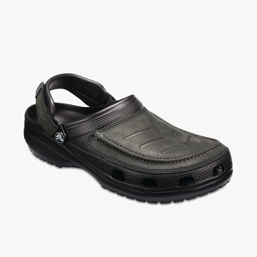 ・クロックス《メンズ》ユーコン ヴィスタ クロッグ/ ブラック ブラック/ Crocs/ Yukon Vista Clog/ Black Black #サンダル シューズ スリッパ オフィス ナース シャワーサンダル