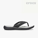 ▲27日まで 最大2000円OFF クーポン▼・クロックス《メンズ》リバイバ フリップ/ブラック ブラック/ CROCS/M Reviva Flip - Sandal/Black Black #