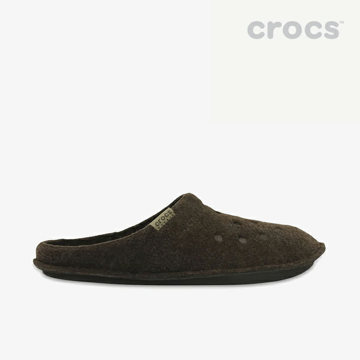 ・クロックス《ユニセックス》クラシック スリッパ/エスプレッソ ウォルナット/ CROCS/Classic Slipper - Slipper/Espresso Walnut #