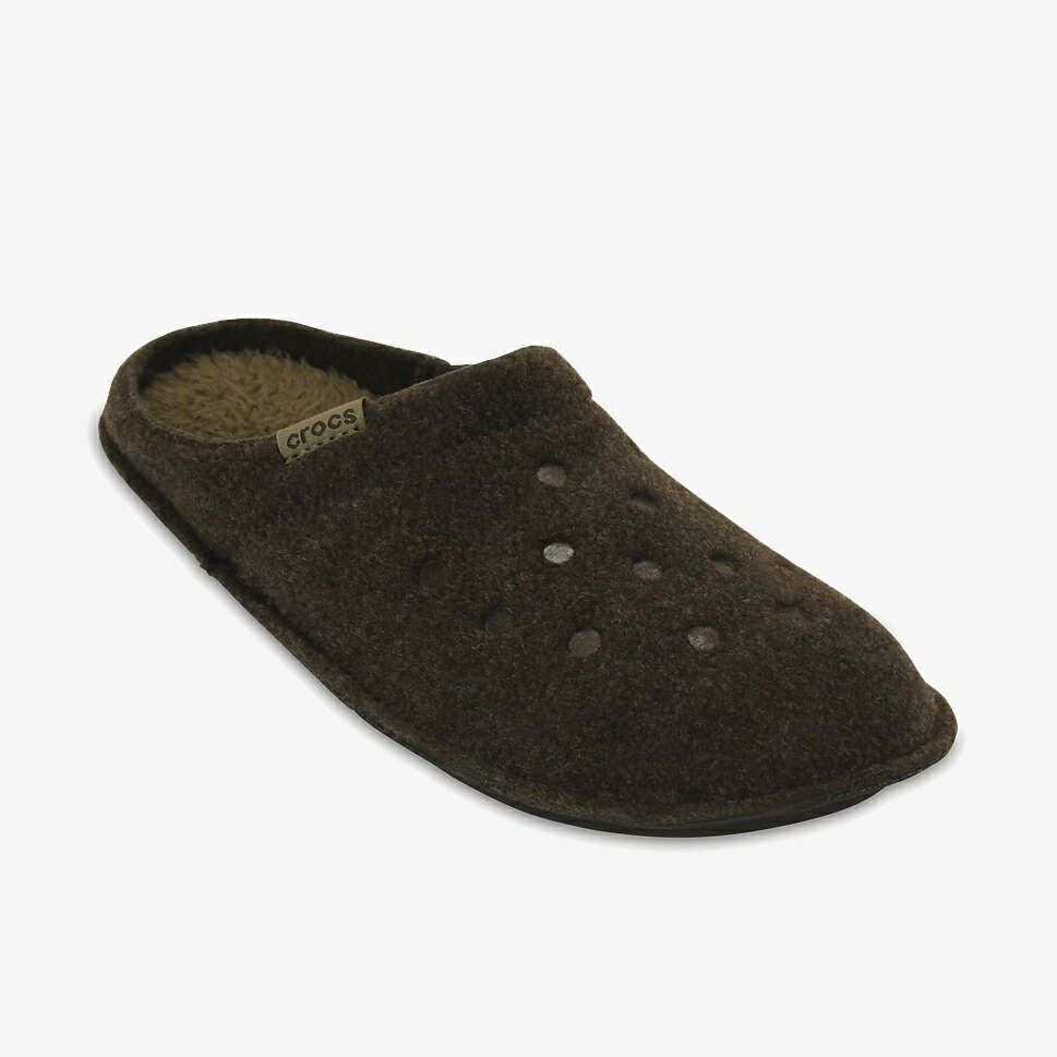 ・クロックス《ユニセックス》クラシック スリッパ/エスプレッソ ウォルナット/ CROCS/Classic Slipper - Slipper/Espresso Walnut #