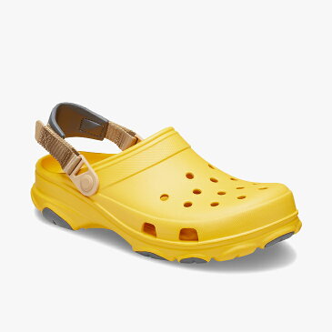 ・クロックス《ユニセックス》クラシック オール テレイン クロッグ/ カナリア/ Crocs/ Classic All-Terrain Clog/ Canary #サンダル シューズ スリッパ オフィス ナース シャワーサンダル