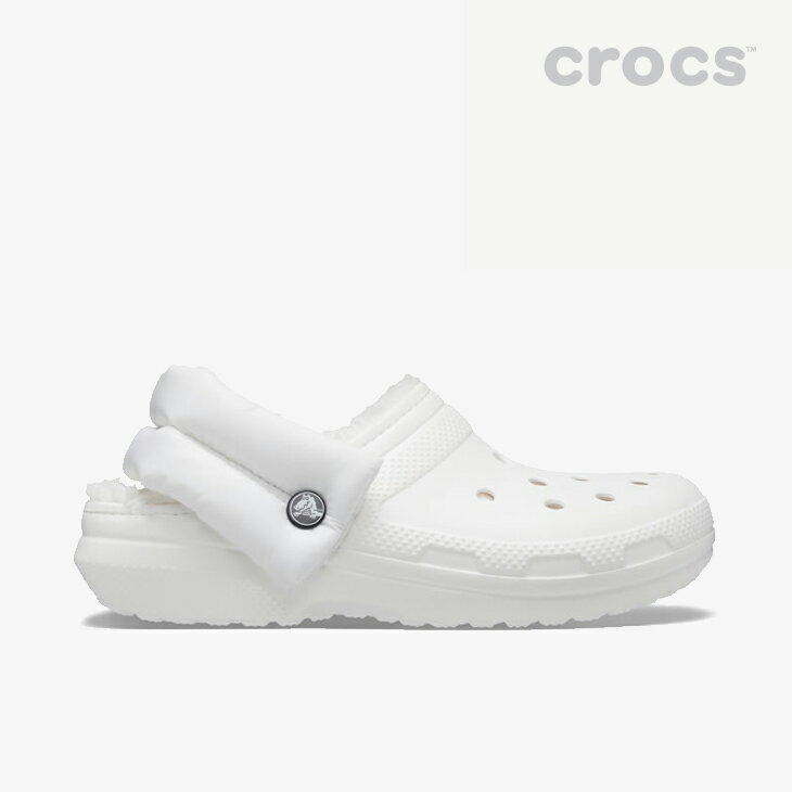 ・クロックス ボア《ユニセックス》クラシック ネオ パフ ラインド クロッグ/ホワイトxホワイト/ CROCS/Classic Lined Neo Puff Clog - W.Clog/WhitexWhite #