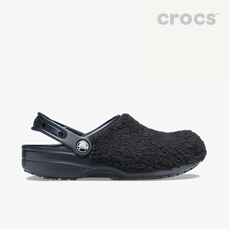 ・クロックス ボア《ユニセックス》クラシック ファズ マニア クロッグ/ブラック/ CROCS/Classic Fuzz Mania Clog - W.Clog/Black #