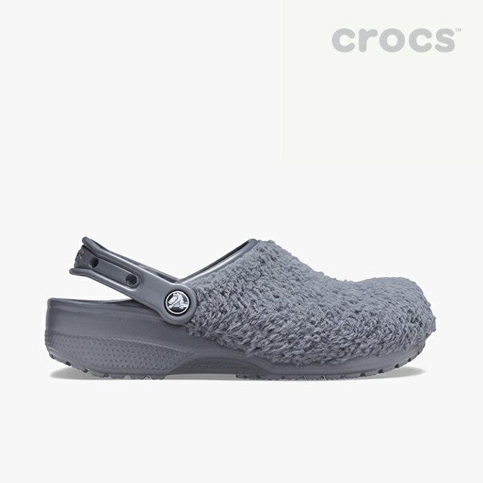 ・クロックス ボア《ユニセックス》クラシック ファズ マニア クロッグ/スレート グレー/ CROCS/Classic Fuzz Mania Clog - W.Clog/Slate Grey #