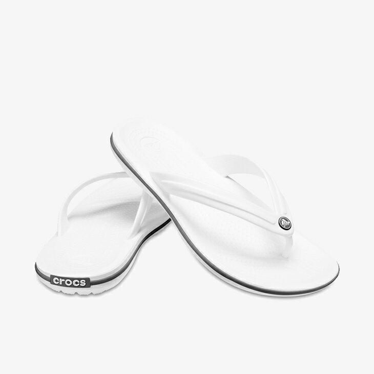 ・クロックス《ユニセックス》クロックバンド フリップ/ホワイト/ CROCS/Crocband Flip - Sandal/White #