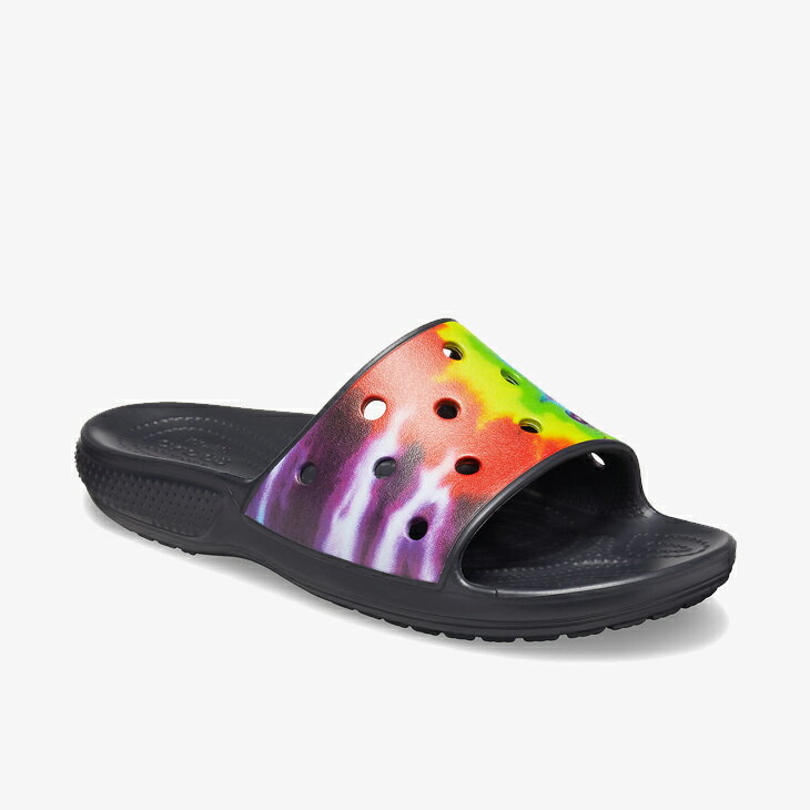 ▲-30%▼ クロックス《ユニセックス》クラシック タイ ダイ グラフィック スライド/マルチ/ CROCS/Classic Tie Dye Graphic Slide/Multi #