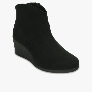 ▲-40%▼ クロックス《レディース》レイ シンセティック スエード ウェッジ ブーティ/ブラック/ CROCS/W Leigh Synthetic Suede Wedge Bootie - Boot/Black #