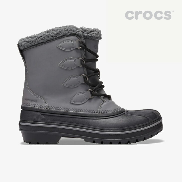 *・クロックス ボア《レディース》オールキャスト 2.0 ブーツ/チャコール/ CROCS/W Allcast 2.0 Boot - Boot/Charcoal #