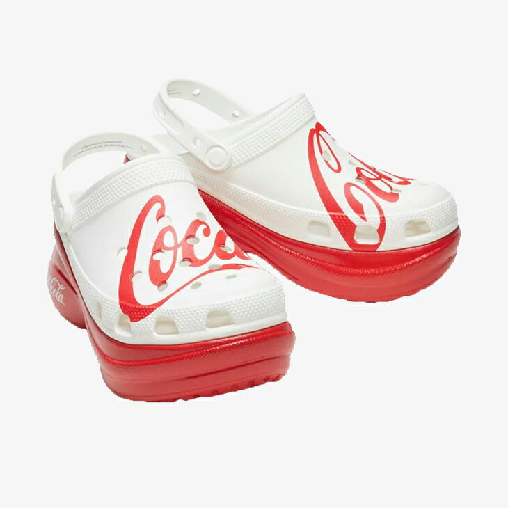 ・クロックス《レディース》コカコーラ x クラシック ベイ クロッグ/ホワイト レッド/ CROCS/W Coca Cola x Crocs Classic Bae Clog/White Red #