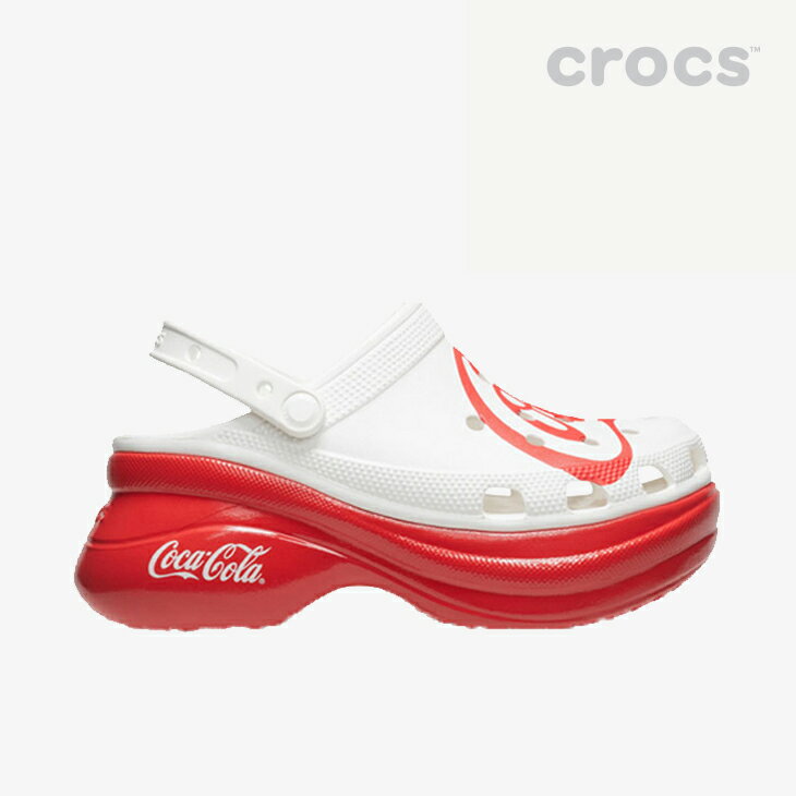 ・クロックス《レディース》コカコーラ x クラシック ベイ クロッグ/ホワイト レッド/ CROCS/W Coca Cola x Crocs Classic Bae Clog/White Red #