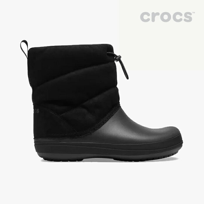 *・クロックス《レディース》クロックバンド パフ ブーツ/ブラック/ CROCS/W Crocband Puff Boot - Boot/Black #