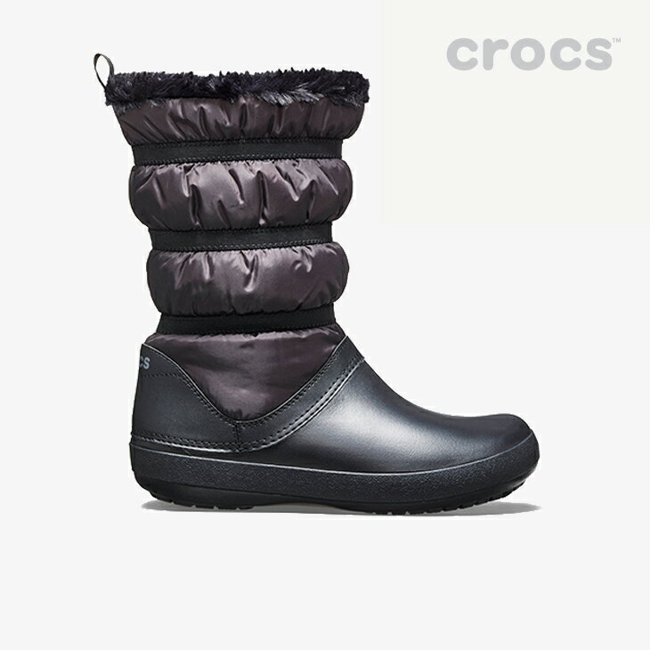 ・クロックス《レディース》クロックバンド ウィンター ブーツ/ブラック×ブラック/ CROCS/W Crocband Winter Boot - Boot/Black Black #