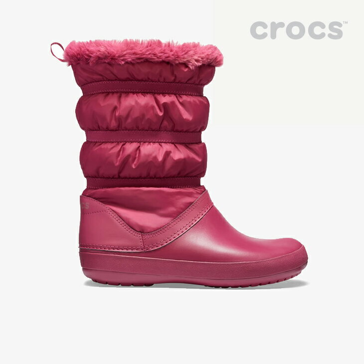 *・クロックス《レディース》クロックバンド ウィンター ブーツ/ポメグラネイト/ CROCS/W Crocband Winter Boot - Boot/Pomegranate #