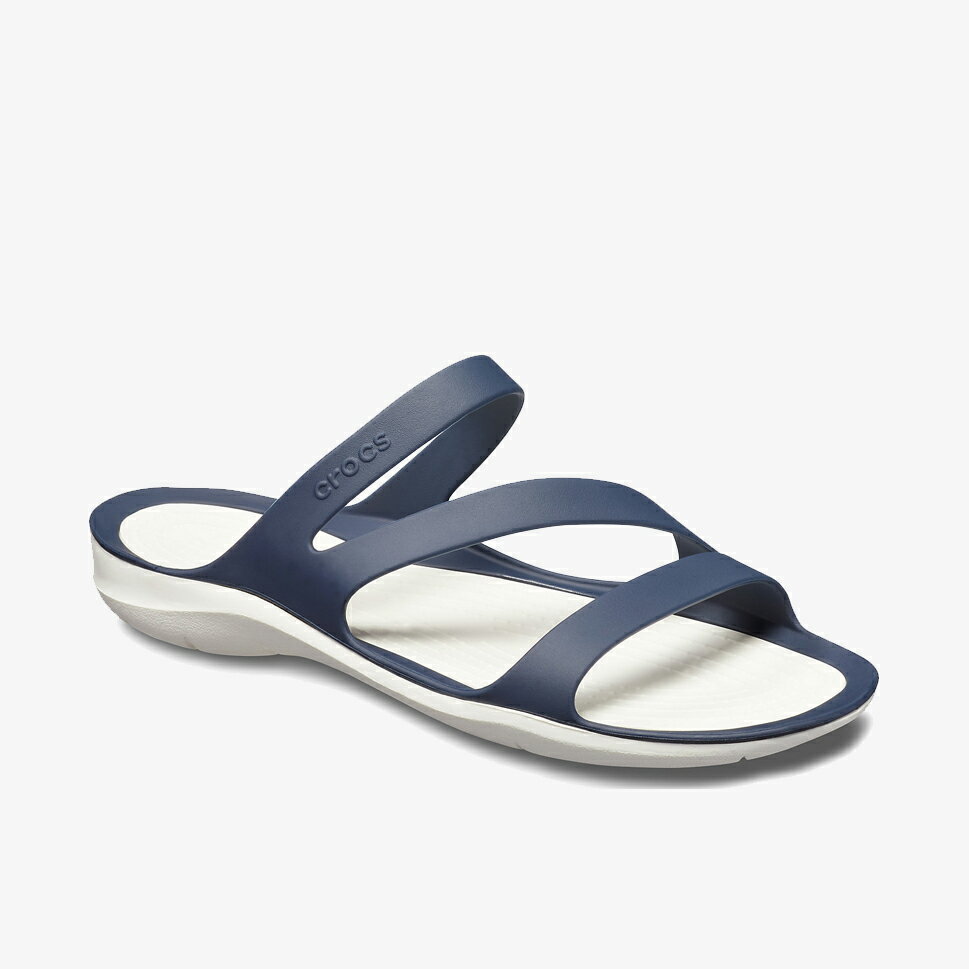 ・クロックス《レディース》スウィフトウォーター サンダル/ネイビー ホワイト/ CROCS/W Swiftwater Sandal - Sandal/Navy White #