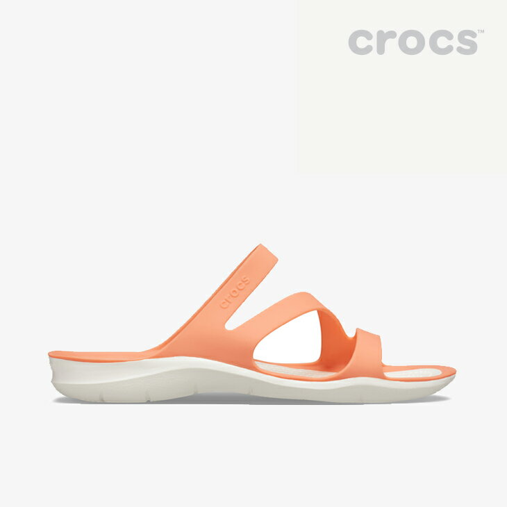 ・クロックス《レディース》スウィフトウォーター サンダル/グレープフルーツxホワイト/ CROCS/W Swiftwater Sandal/GrapefruitxWhite #