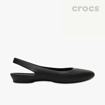 ・クロックス《レディース》イヴ スリングバック フラット/ブラック/ CROCS/W Eve Slingback/Black #