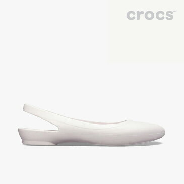 ・クロックス《レディース》イヴ スリングバック フラット/バレリーピンク/ CROCS/W Eve Slingback/Barely Pink #