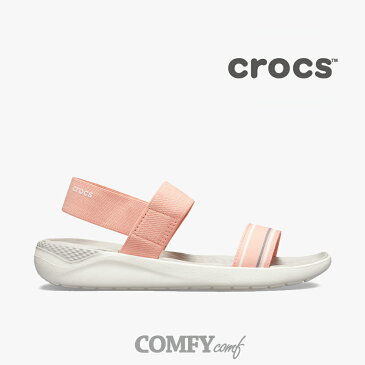 【50%OFF】クロックス《レディース》ライトライド サンダル/ メロン ホワイト/ Crocs/ LiteRide Sandal Ws/ Melon White #サンダル ビーサン スポーツ アウトドア シューズ