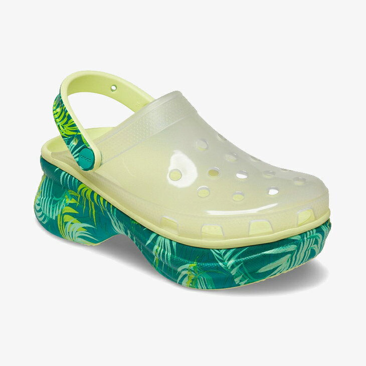 ・クロックス《レディース》クラッシック ベイ トランスルーセント トロピカル/マルチ/ CROCS/W Classic Bae Translucent Tropical Clog/Multi #