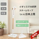スチームモップ 除菌 介護 スチームクリーナー 高温 洗浄 スチーム 蒸気 強力 掃除 施設 家庭用 こども園 油汚落とす パット付き 瞬間起動 スティックタイプ フローリング 軽量 2WAY ハンディ パワフル コンパクト ペット お子様 多目的 水タンク 安全(2)