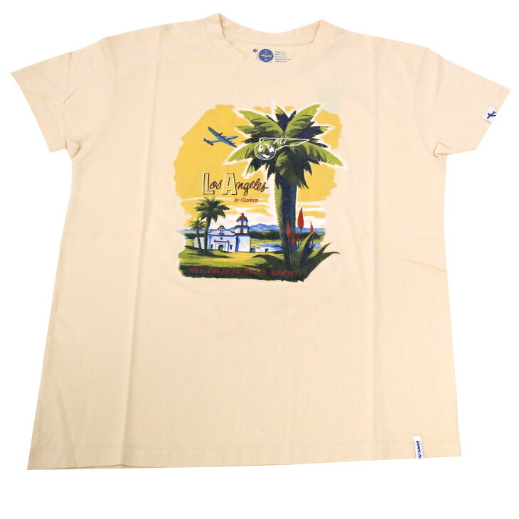 Men's Tee-shirts メンズTシャツ PAN AMERICAN AIRWAYS パンアメリカン航空 オールドアメリカン(CH-PAN-PM19)