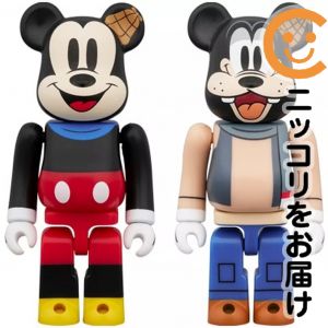 フィギュア BE@RBRICK-ベアブリック- MICKEY MOUSE & GOOFY（Lonesome Ghosts Ver.） 2PCS SET 「ミッキーのお化け退治」