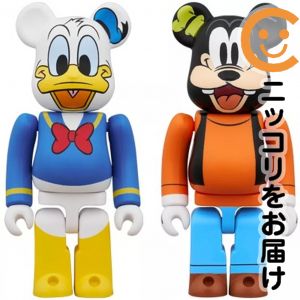 フィギュア BE@RBRICK-ベアブリック- DONALD DUCK & GOOFY 2PCS SET 「ディズニー」
