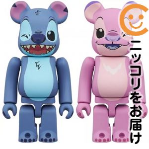 フィギュア BE@RBRICK-ベアブリック- STITCH & ANGEL 2PCS SET 「リロ&スティッチ」