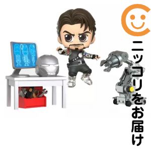 フィギュア トニー・スターク（メカテスト版） 「アイアンマン」 コスベイビー サイズS【14日以内発送】 メカテスト中のトニー・スタークも、コスベイビー!ホットトイズがお贈りする「コスベイビー」シリーズに、マーベルの超大作アクション映画『アイアンマン』がラインナップ!トニー・スターク（メカテスト版）が登場だ!「コスプレさせられた赤ちゃん」をコンセプトとした「コスベイビー」シリーズより、映画『アイアンマン』に登場する、メカテスト中のトニー・スタークを、全高約11センチのポップでカッコかわいいデフォルメフィギュアとして立体化。ヘッドはプルプル揺れる姿がユニークな、ボブルヘッド仕様。アイアンマンの飛行実験シーンを演出できるジオラマアクセサリーとして、DUM-E、作業台、モニタ、工具箱、アイアンマン・マーク2のヘルメットが付いてくる。ジオラマアクセサリーは高さ約10センチ、マーク2のヘルメットは高さ約3センチとなっている。さらに、劇中の場面がプリントされたバックボードが付属する、豪華仕様となっているぞ!パッケージは、そのまま飾れるウィンドウボックスだ。頭でっかちなカッコかわいいコスベイビーは、あなたのデスクや棚を楽しく彩ってくれること間違いなし!劇中に登場する、さまざまなキャラクターのコスベイビーをあつめて、キミだけのクールでポップな『アイアンマン』の世界観を楽しもう!（C） 2020 Marvel.■商品状態・中古品・商品画像はイメージです。（実際の商品の物ではございません）・サイズ：トニー・スターク:全高約11cm、ジオラマアクセサリー:全高約10cm、ヘルメット:全高約3cm・商品のセット内容は以下の通りとなります。　フィギュア本体、 DUM-E、作業台、モニタ、工具箱、アイアンマン・マーク2のヘルメット、バックボード※記載されている内容以外の封入物・特典等は付属しておりません。中古品のため、外箱がある商品でも箱に痛み（キズ、日焼け、へこみ等）などの劣化がある場合がございます。詳細につきましては、お応えいたしかねます事を予めご了承ください。■発送につきまして・送料は当店にて負担いたします。・コンビニ/ATM支払いを選択されたお客様は、お支払いいただきましてから準備をいたします。・宅配便にて発送（運送会社の指定はできません。）※発送までにご注文日（お支払日）より8〜14日のお時間を頂いております。土日祝日は休業のため翌営業日の対応となります。メーカー：HOT TOYS（ホットトイズ）商品名：フィギュア トニー・スターク（メカテスト版） 「アイアンマン」 コスベイビー サイズS商品分類：コスベイビーシリーズ：MARVEL（マーベル）作品：アイアンマン（Iron Man）フィギュアも絶賛販売中♪☆コミ直をよろしくお願いします m(__)m