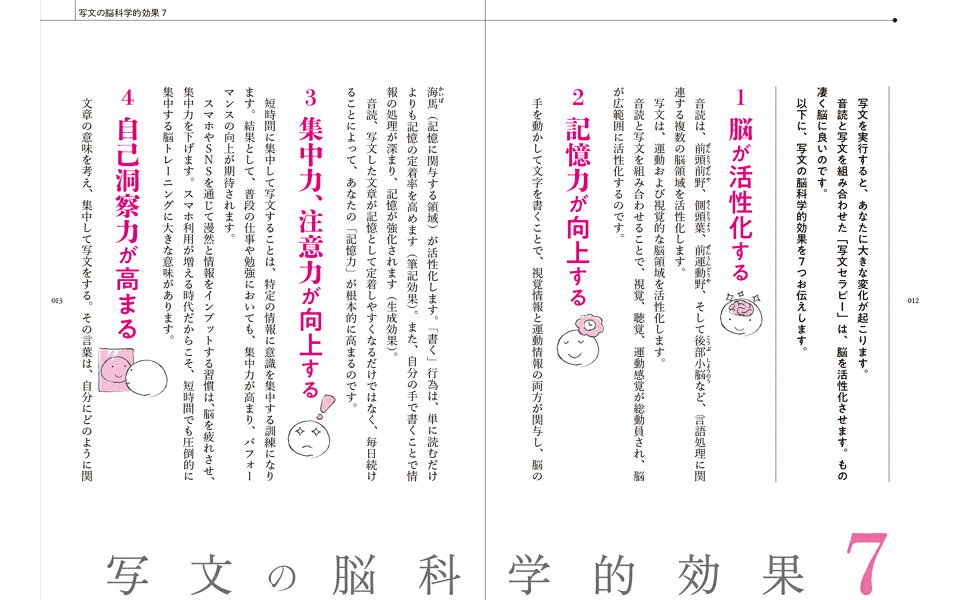 コミックバザールの【新品】朝夜3分、書くだけで癒やされる　書き込み式　写文セラピー練習帳｜アングル3