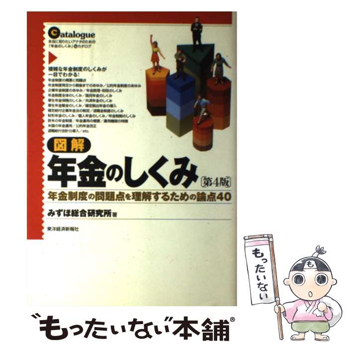 【中古】 図解年金のしくみ 年金制度の問題点を理解するための論点40 第4版/東洋経済新報社/みずほ総合研究所 / みずほ総合研究所 / 東洋 [単行本]【メール便送料無料】【あす楽対応】のサムネイル