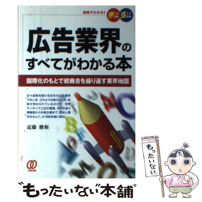 【中古】 広告業界のすべてがわかる本 国際化のもとで統廃合を繰り返す業界地図 / 近藤 雅和 / ぱる出..