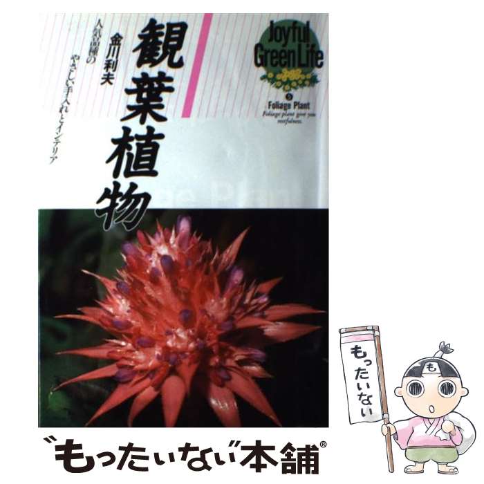 【中古】 観葉植物 人気品種のやさしい手入れとインテリア / 金川利夫 / 永岡書店 [単行本]【メール便送料無料】【あす楽対応】