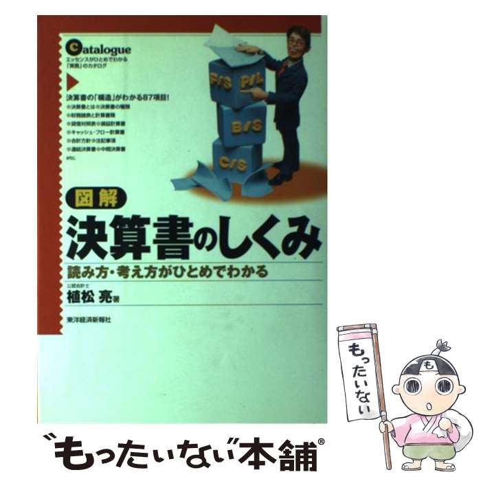 【中古】 図解決算書のしくみ 読み方・考え方がひとめでわかる / 植松 亮 / 東洋経済新報社 [単行本]【メール便送料無料】【あす楽対応】