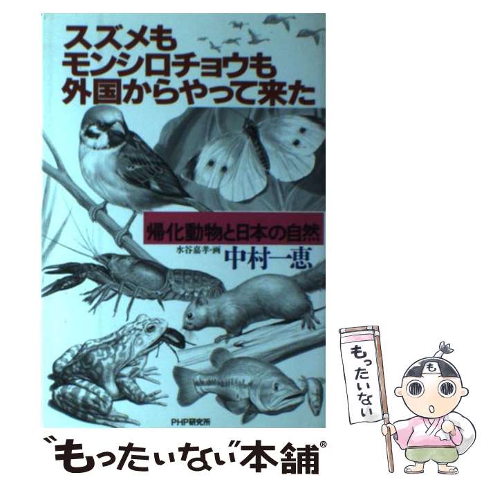 【中古】 スズメもモンシロチョウも外国からやって来た 帰化動物と日本の自然 / 中村一恵 / PHP研究所 [単行本]【メール便送料無料】【あす楽対応】