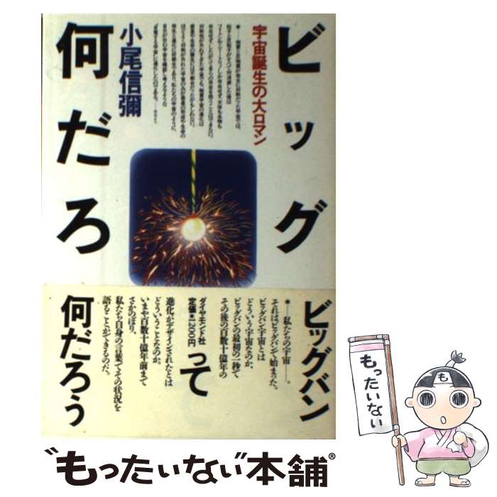 【中古】 ビッグバンって何だろう / 小尾 信彌 / ダイヤモンド社 [単行本]【メール...