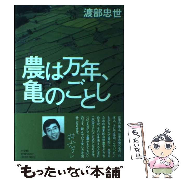 【中古】 農は万年、亀のごとし / 渡部 忠世 / 小学館 [単行本]【メール便送料無料】【最短翌日配達対..