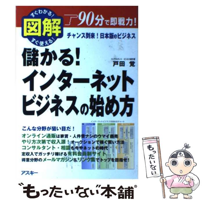 【中古】 図解儲かる！インターネットビジネスの始め方 チャンス到来！日本版eビジネス　90分で即戦力！ / 戸田 覺 / アスキー [単行本]【メール便送料無料】【あす楽対応】