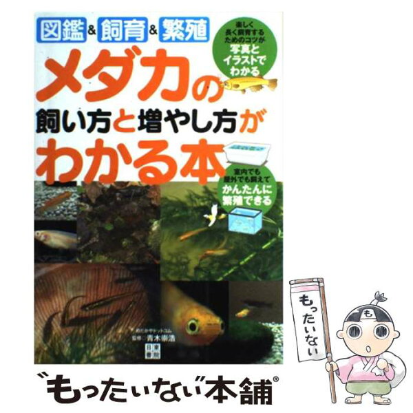 中古 メダカの飼い方と増やし方がわかる本図鑑&飼育&繁殖/青木崇浩/日東書院本社 単行本(ソフトカバー) メール便 あす楽