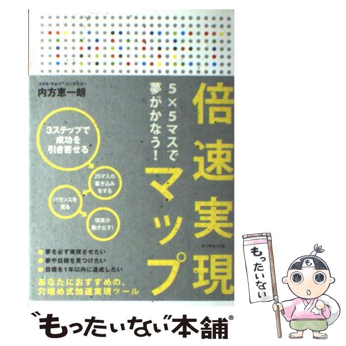 【中古】 倍速実現マップ 5×5マスで夢がかなう！ / 内方 恵一朗 / ダイヤモンド社 [単行本]【メール便..