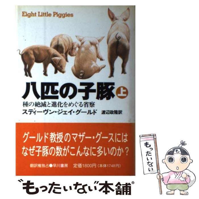 【中古】 八匹の子豚 種の絶滅と進化をめぐる省察 上 / スティーヴン ジェイ グールド, 渡辺 政隆 / 早川書房 [単行本]【メール便送料無料】【あす楽対応】