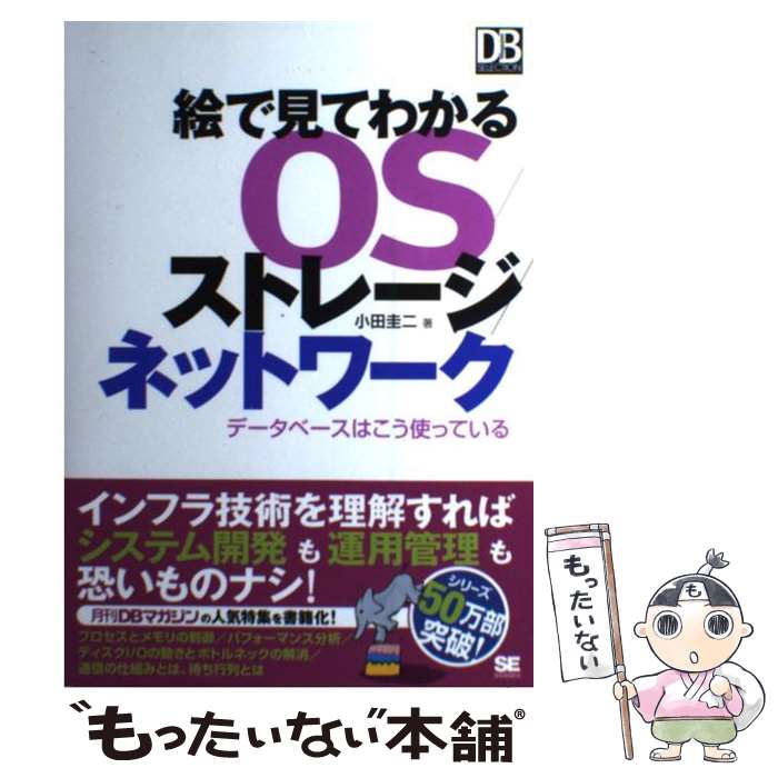 【中古】 絵で見てわかるOS／ストレージ／ネットワーク データベースはこう使っている / 小田 圭二 / 翔泳社 単行本 【メール便送料無料】【あす楽対応】