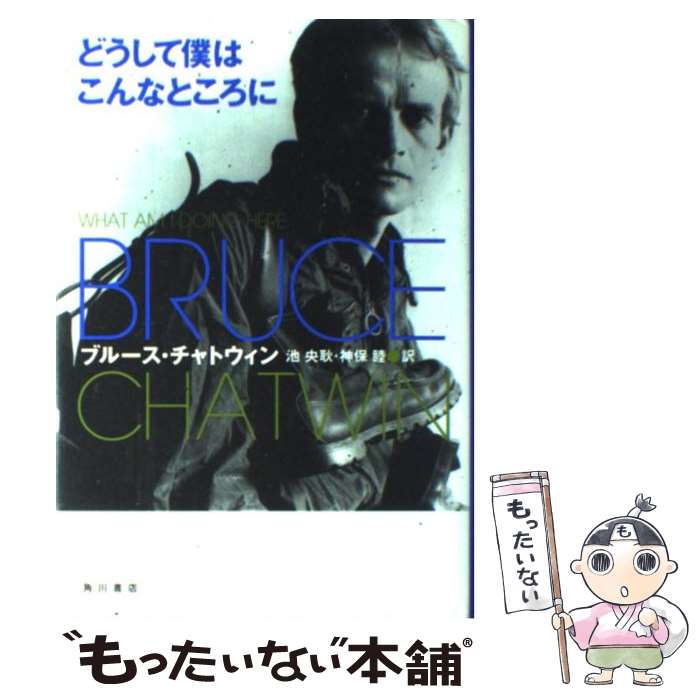 【中古】 どうして僕はこんなところに / ブルース チャトウィン, Bruce Chatwin, 池 央耿, 神保 睦 / KADOKAWA [単行本]【メール便送料無料】【あす楽対応】