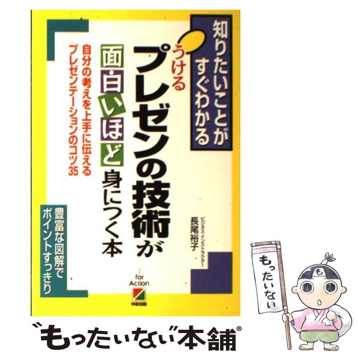 【中古】 うけるプレゼンの技術が面白いほど身につく本 自分の考えを上手に伝えるプレゼンテーションのコツ3 / 長尾 裕子 / KADOKAWA(中 [単行本]【メール便送料無料】【最短翌日配達対応】