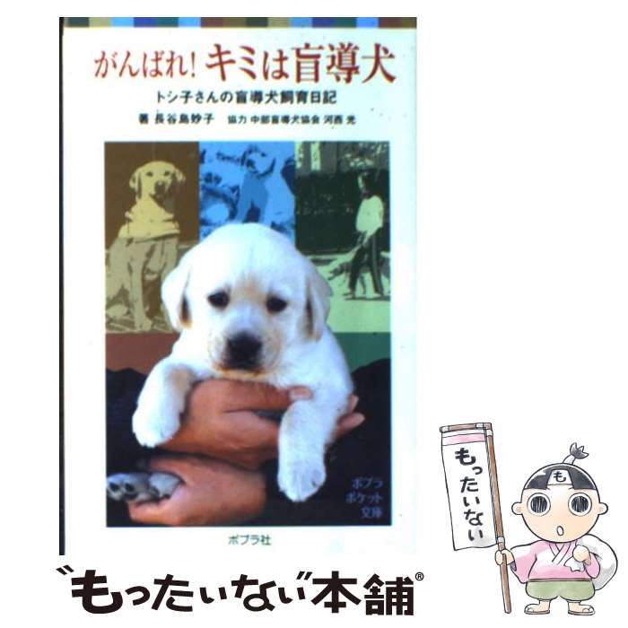 【中古】 がんばれ！キミは盲導犬 トシ子さんの盲導犬飼育日記 / 長谷島 妙子, 中部盲導犬協会 河西 光 / ポプラ社 単行本 【メール便送料無料】【あす楽対応】