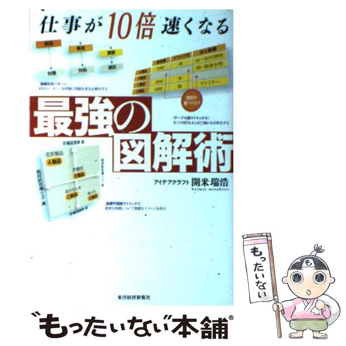 【中古】 仕事が10倍速くなる最強の図解術 / 開米 瑞浩 / 東洋経済新報社 [単行本]【メール便送料無料】【あす楽対応】