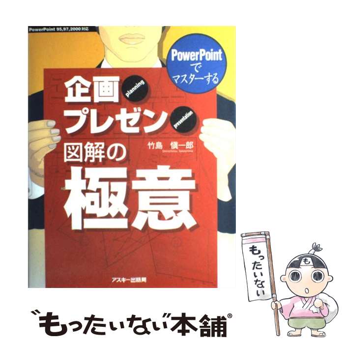 【中古】 PowerPointでマスターする企画・プレゼン図解の極意 PowerPoint　95，97，2000対応 / 竹島 慎一郎 / [単行本]【メール便送料無料】【あす楽対応】