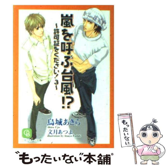 【中古】 嵐を呼ぶ台風！？ 許可証をください！3 / 烏城 あきら, 文月 あつよ / 二見書房 文庫 【メール便送料無料】【あす楽対応】