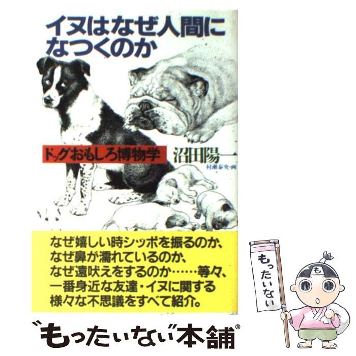 【中古】 イヌはなぜ人間になつくのか ドッグおもしろ博物学 / 沼田 陽一 / PHP研究所 [単行本]【メール便送料無料】【あす楽対応】